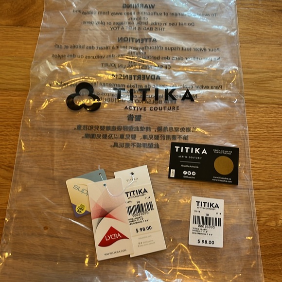 Titika Heart Mesh legging size 10 like new - Picture 15 of 16